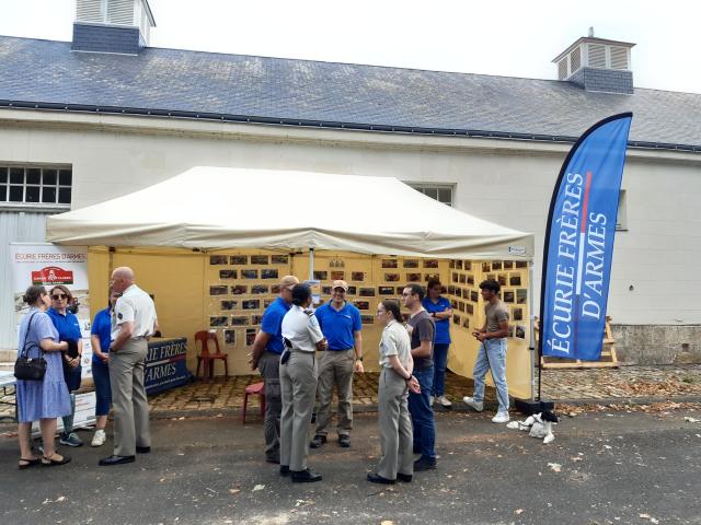 Stand de l'association au Carrousel de Saumur
